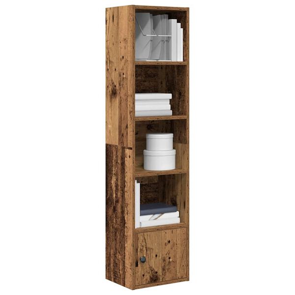 vidaXL Libreria Legno Vecchio 31x24x127 cm in Legno Multistrato