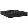 vidaXL Struttura letto con contenitore con cassetto Rovere Nero 200 cm