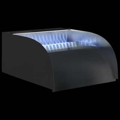 vidaXL Cascata con LED 30x34x14 cm in Acciaio Inox 304