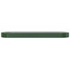 vidaXL Letto Giardino Acciaio Zincato 523x140x36 cm Verde