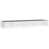 vidaXL Conigliera con 4 Pannelli 433x109x54 cm Ferro Zincato