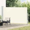 vidaXL Tenda Laterale Retrattile per Patio 180x300 cm Crema