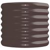 vidaXL Letto Giardino Acciaio Zincato 224x40x36cm Marrone