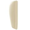vidaXL Orecchia della Testata Crema 40 x 23 x 6 cm PVC