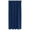 vidaXL Tende Blackout con Anelli 2 pcs Blu Scuro 175 x 140 cm