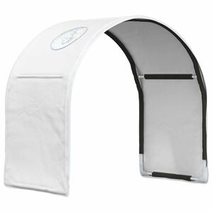 vidaXL Tunnel per letto a soppalco per bambini 2 pz Bianco Poliestere