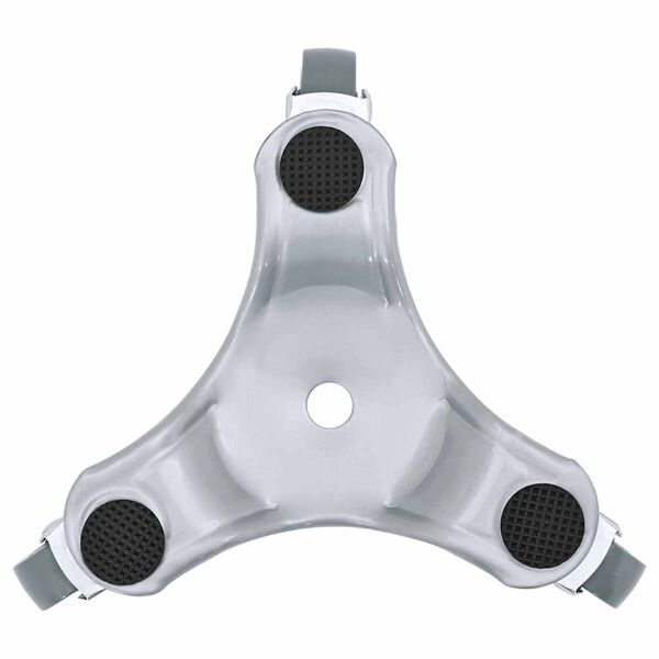 vidaXL Ruote per mobili 4 pz 16x14,5x5,5 cm Acciaio 180 kg