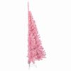 vidaXL Albero di Natale artificiale con luci integrate Rosa 120 cm PVC