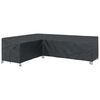 vidaXL Copertura per mobili 286 x 222 x 80 cm Forma a L Impermeabile
