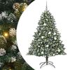 vidaXL Albero di Natale artificiale con 300 LED Verde 180 cm