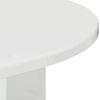 vidaXL Tavolino Bianco Lucido 39,7 x 39,7 x 60 cm Legno multistrato