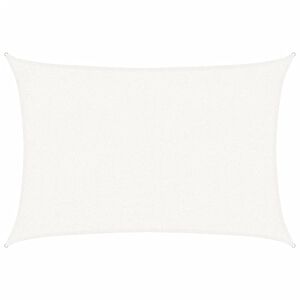 vidaXL Vela Parasole 160 g/m&sup2; Bianca 2x2,5 m in HDPE