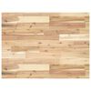 vidaXL Piano da Bagno Non Trattato 100x60x4cm Legno Massello di Acacia