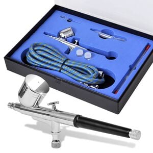 vidaXL Set Aerografo con Ugelli di 0,2 / 0,3 / 0,5 mm