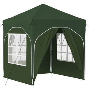 vidaXL Tenda per feste a pop-up 192 x 192 x 245 cm Verde