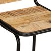 vidaXL Sgabelli da Bar 4 pz 46x35,5x70 cm Legno Massello Grezzo Mango