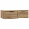 vidaXL Armadietto a Muro Rovere Artigianale 68x30x20 cm in Truciolato