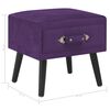 vidaXL Comodino Viola Scuro 40x35x40 cm in Velluto