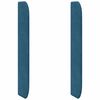 vidaXL Orecchia della Testata Blu 80 x 16 x 4 cm Velluto