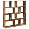 vidaXL Libreria Legno Antico 132x29x141,5 cm in Legno Multistrato