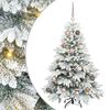 vidaXL Albero di Natale artificiale con 150 LED Bianco 120 cm PE e PVC