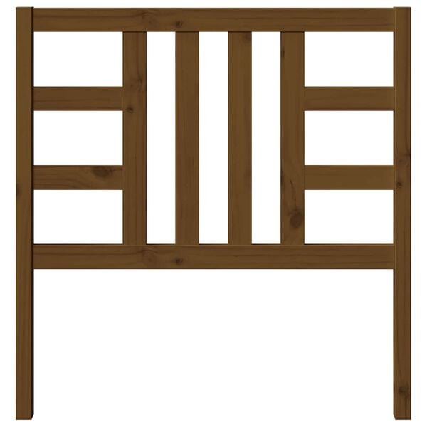 vidaXL Testiera per Letto Ambra 96x4x100 cm in Legno Massello di Pino