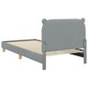 vidaXL Struttura letto bambini con testata Grigio chiaro 80 x 200 cm