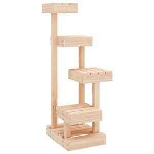 vidaXL Albero per Gatti 45,5x49x103 cm in Legno Massello di Pino