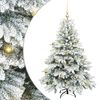 vidaXL Albero di Natale artificiale con 150 LED Bianco 150 cm PE e PVC