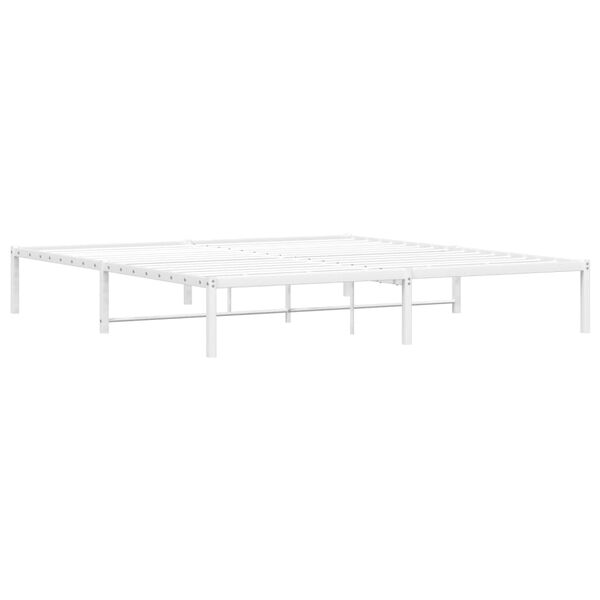 vidaXL Giroletto Metallo Bianco 183x213 cm