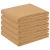 vidaXL Tovaglia da Tavolo 5 pz Ovale Beige 160 x 220 cm Poliestere