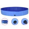 vidaXL Piscina per Cani Pieghevole Blu 200x30 cm in PVC