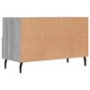 vidaXL Mobile Porta TV Grigio Sonoma 80x36x50 cm in Legno Multistrato