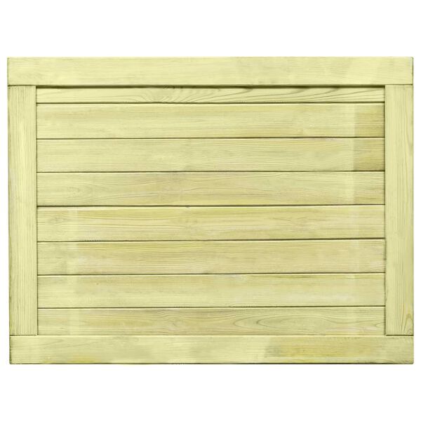 vidaXL Cancello da Giardino in Legno di Pino Impregnato 75x100 cm