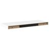 vidaXL Scaffali a Parete 4 pz Bianchi 60x23,5x3,8 cm in MDF