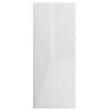 vidaXL Credenza Bianco Lucido 60x30x75 cm in Legno Multistrato