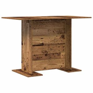 vidaXL Tavolo da pranzo Legno vecchio 110 x 60 x 75 cm