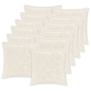 vidaXL Federa 12 pz HOUTEN Bianco 40 x 40 cm