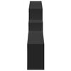 vidaXL Mobile a Parete 158x18x53 cm Nero in Legno Multistrato