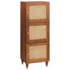 vidaXL Mobile alto Marrone 40 x 33,5 x 110 cm Legno di mango massello