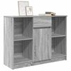 vidaXL Credenza con Cassetto Grigio Sonoma 101x35x76 cm in Truciolato