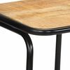 vidaXL Sgabelli da Bar 4 pz 46x35,5x80 cm Legno Massello Grezzo Mango