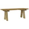 vidaXL Panchina da Giardino 110 cm in Massello di Pino Impregnato