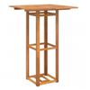 vidaXL Tavolo da Bistrot 75x75x110 cm in Legno Massello di Acacia