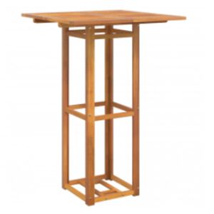 vidaXL Tavolo da Bistrot 75x75x110 cm in Legno Massello di Acacia