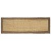 vidaXL Tappeto da Area Grigio 80 x 250 cm Juta
