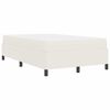 vidaXL Struttura del letto con materasso Crema 120 x 200 cm Tessuto