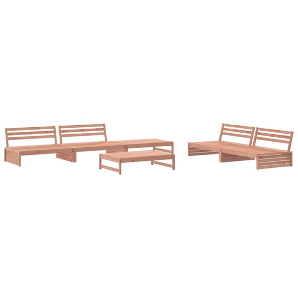 vidaXL Set Salotto da Giardino 6 pz in Legno Massello di Douglas