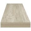 vidaXL Scaffali a Parete 4 pz Rovere 120x23,5x3,8 cm in MDF