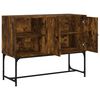 vidaXL Credenza Rovere Fumo 100x40x79,5 cm in Legno Multistrato